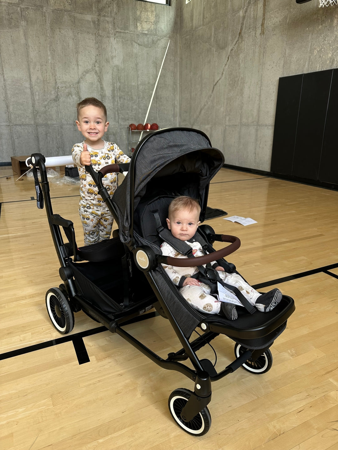 Why the Austlen Entourage 2.0 Is the Best Double Stroller for Two Kids |  Sit and Stand Stroller Review  Austlen Baby Co.