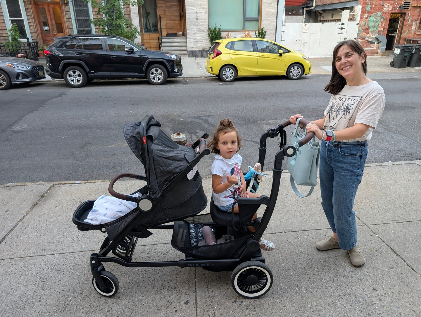 The Best Double Stroller for My Infant and Toddler: Why We Love the Entourage 2.0
