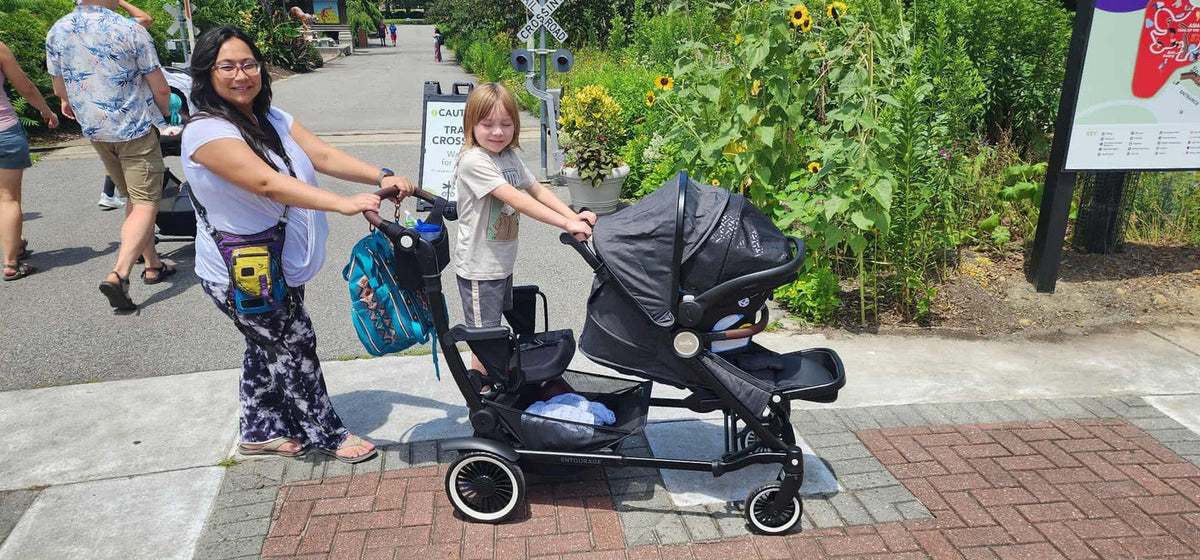 Why the Austlen Entourage 2.0 Is the Stroller I Can’t Live Without - It Is the BEST Double and Sit to Stand Stroller for Kids With a Bigger Age Gap