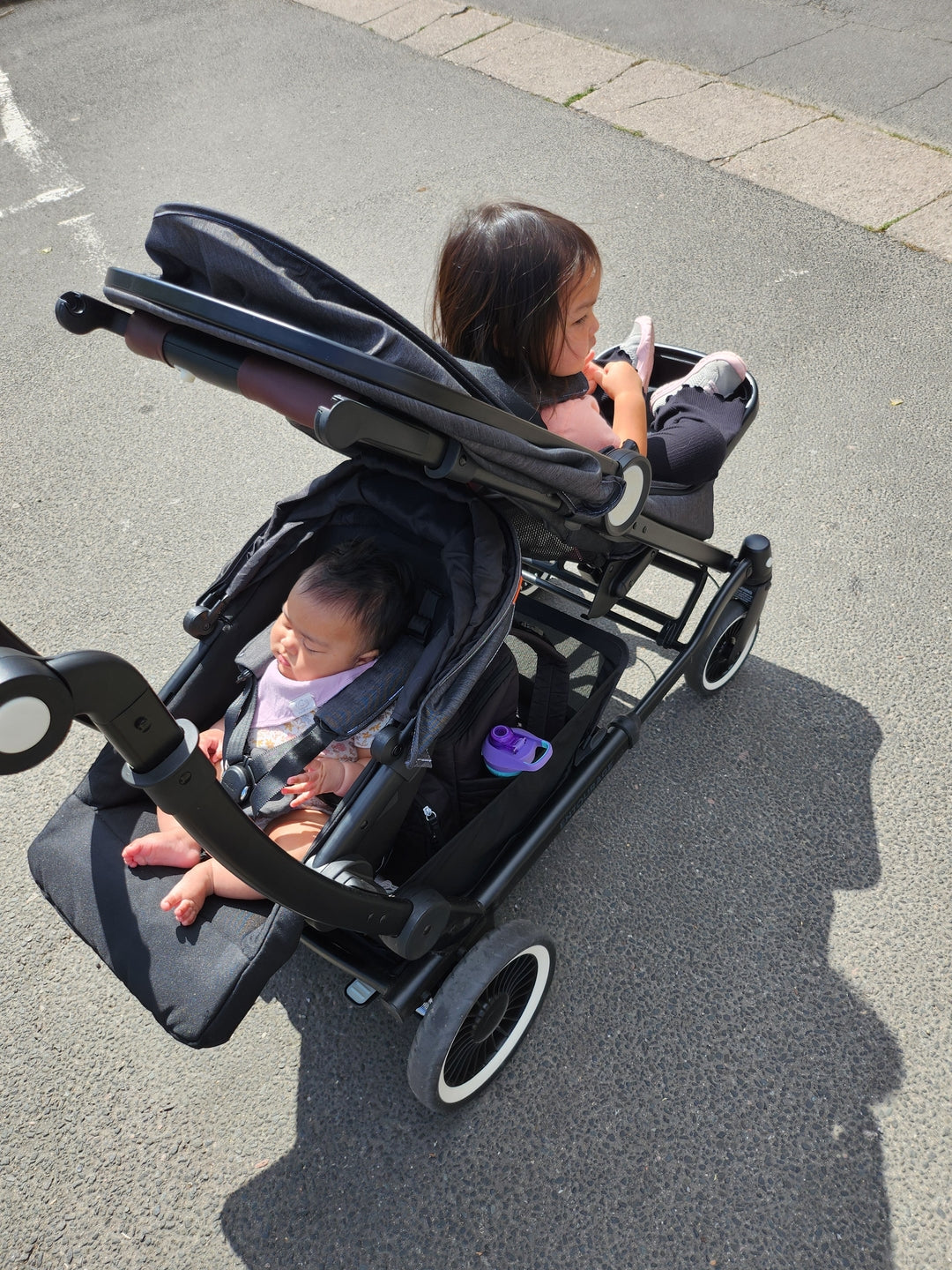 My Stroller Setup for Europe: Transit, Groceries, and Narrow Streets With Two Kids - The Austlen Entourage 2.0 Is The Best Travel and European Stroller For Two Kids