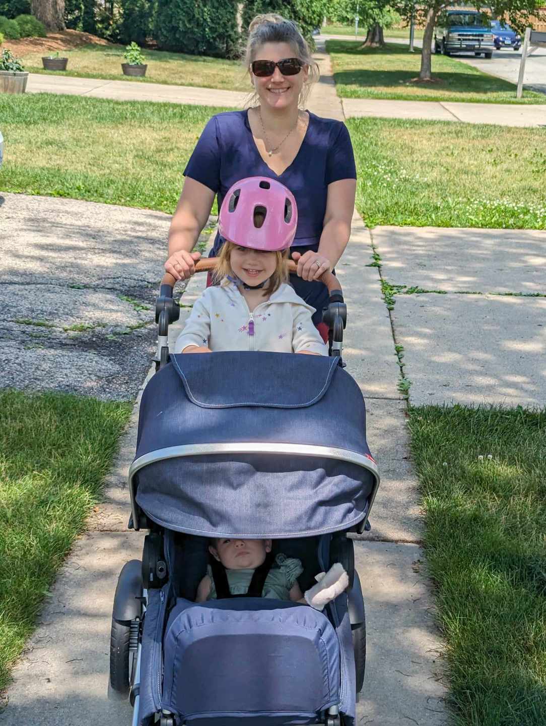 Why The Austlen Entourage Is The Only Stroller That Handles My Big Kid, My Baby, and All the Stuff