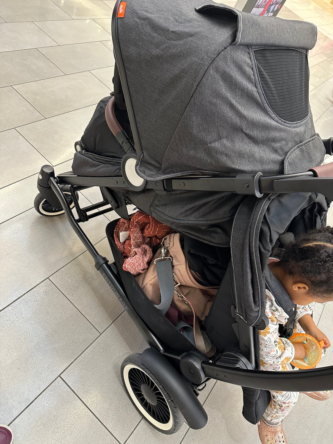 The Best Double Stroller for a Toddler and Infant? The Austlen Entourage
