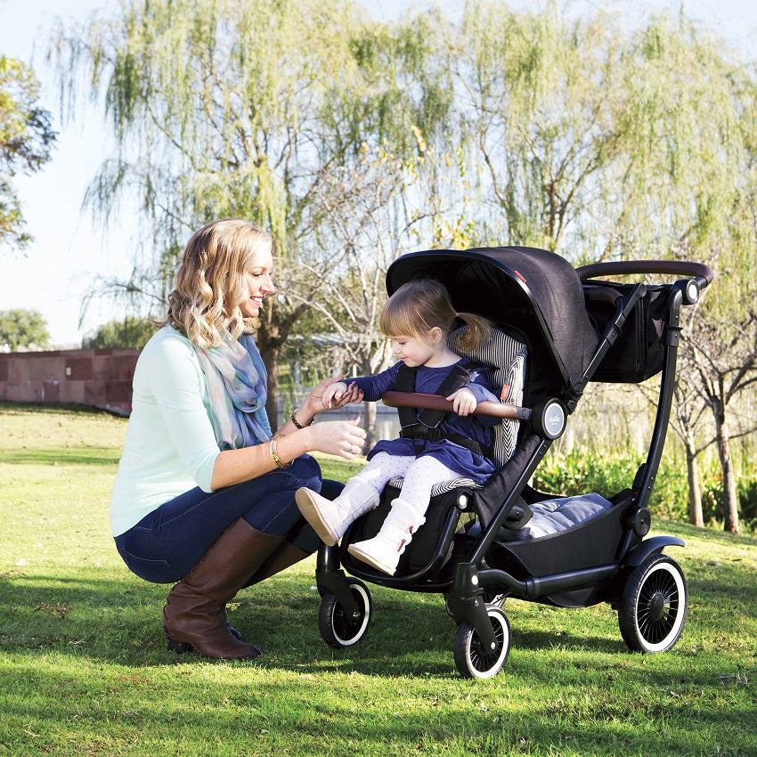 Austlen Entourage Best Single to Double Stroller and Best Sit and Stand Stroller for Infant and Toddler and Best Double Stroller for Big Kids