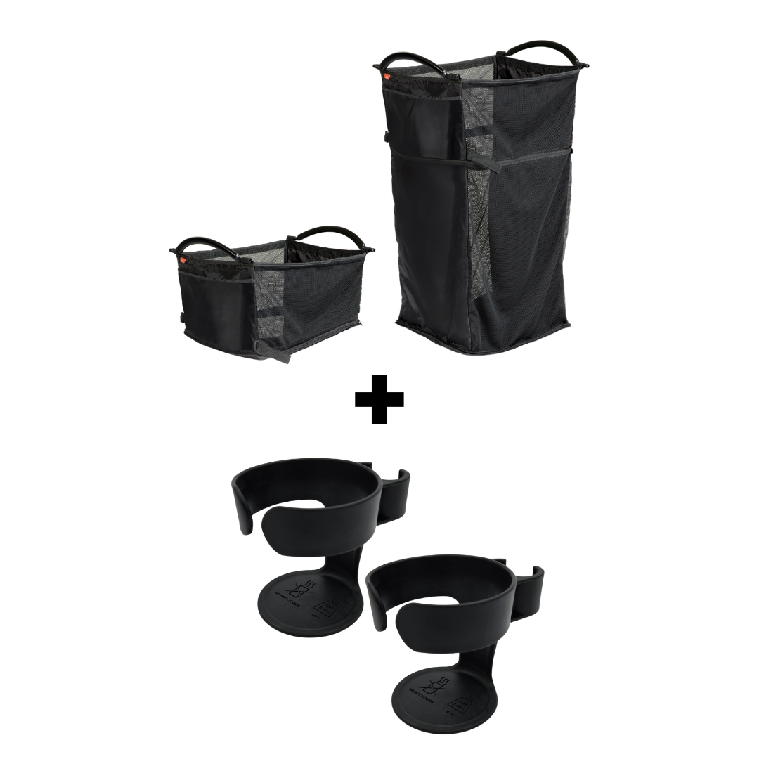 Bundle: Cup Holder (2-PACK) + Cargo Bag