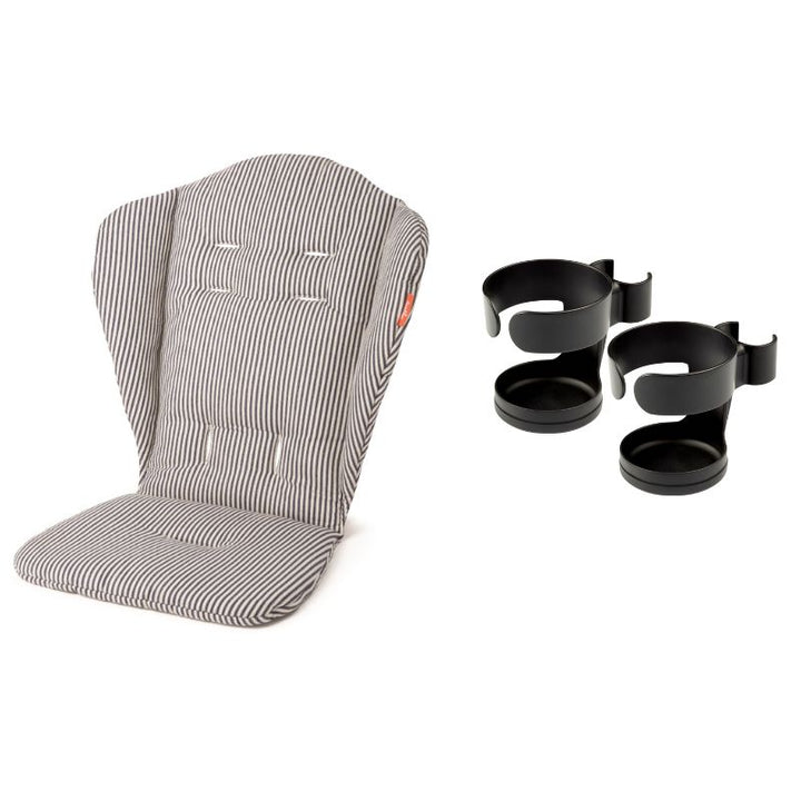 Bundle: Cup Holder (2-PACK) + Seat Liner in Black