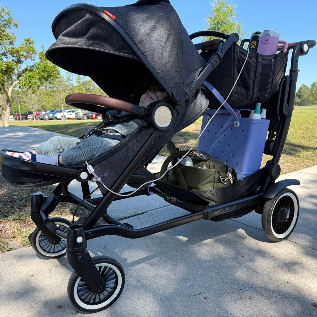 single to double stroller travel system Morph Single to Double Modular Stroller Travel System with EZ-Lift PLUS  Infant Car Seat