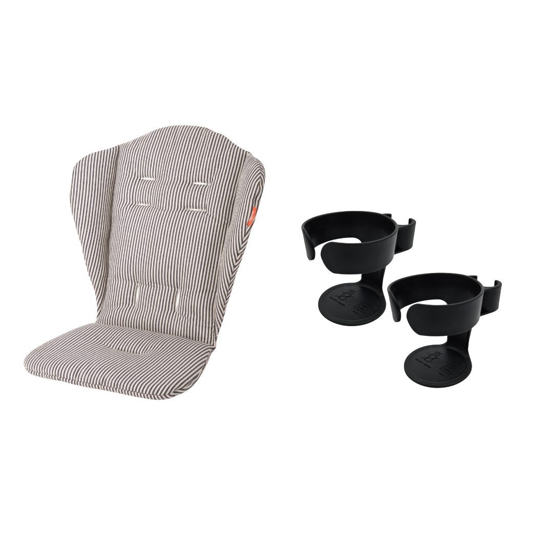 Bundle: Cup Holder (2-PACK) + Seat Liner in Black