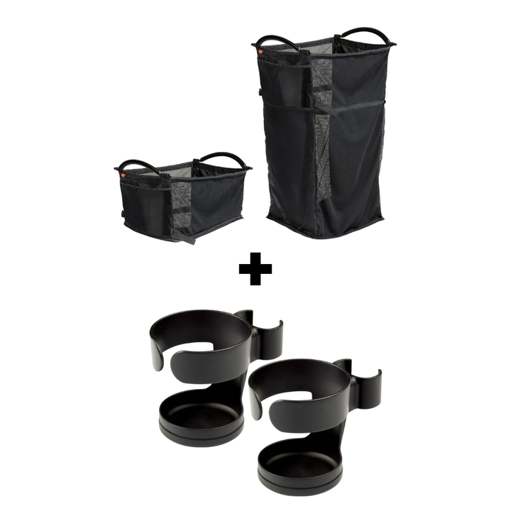 Bundle: Cup Holder (2-PACK) + Cargo Bag